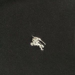 Burberry | Shirts | Burberry London Polo Shirt Black Medium Mens ...